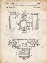 Photographic Camera With Coupled Exposure Meter Patent - Vintage Parchment | Obraz na stenu