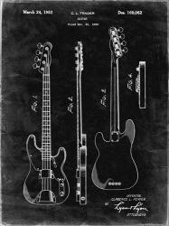 Guitar Patent - Black Grunge | Obraz na stenu