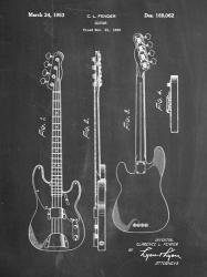 Guitar Patent - Chalkboard | Obraz na stenu