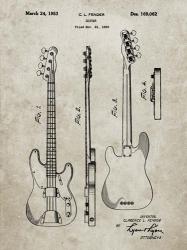 Guitar Patent - Sandstone | Obraz na stenu
