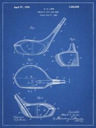 Metallic Golf Club Head Patent - Blueprint | Obraz na stenu