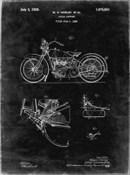 Cycle Support Patent - Black Grunge | Obraz na stenu