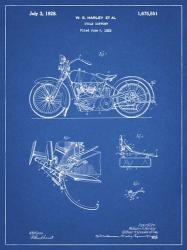 Cycle Support Patent - Blueprint | Obraz na stenu