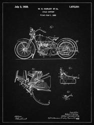 Cycle Support Patent - Vintage Black | Obraz na stenu