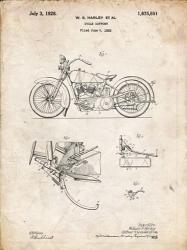 Cycle Support Patent - Vintage Parchment | Obraz na stenu
