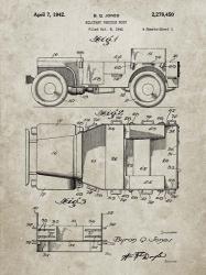 Military Vehicle Body Patent - Sandstone | Obraz na stenu