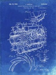 Aircraft Propulsion & Power Unit Patent - Faded Blueprint | Obraz na stenu