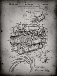 Aircraft Propulsion & Power Unit Patent - Faded Grey | Obraz na stenu