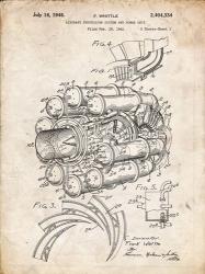 Aircraft Propulsion & Power Unit Patent - Vintage Parchment | Obraz na stenu