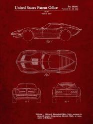 Vehicle Body Patent - Burgundy | Obraz na stenu