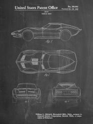 Vehicle Body Patent - Chalkboard | Obraz na stenu