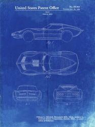 Vehicle Body Patent - Faded Blueprint | Obraz na stenu