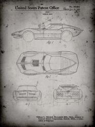 Vehicle Body Patent - Faded Grey | Obraz na stenu