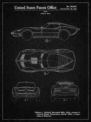 Vehicle Body Patent - Vintage Black | Obraz na stenu