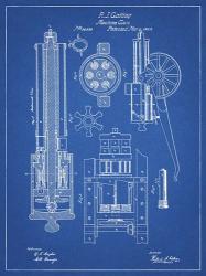 Machine Gun Patent - Blueprint | Obraz na stenu