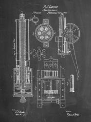 Machine Gun Patent - Chalkboard | Obraz na stenu