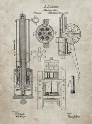 Machine Gun Patent - Sandstone | Obraz na stenu