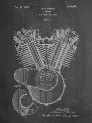 Engine Patent - Chalkboard | Obraz na stenu