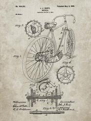 Bicycle Patent - Sandstone | Obraz na stenu