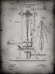 Windmill Patent - Faded Grey | Obraz na stenu