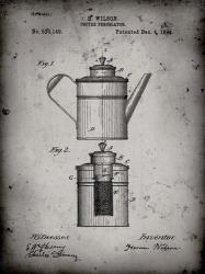 Coffee Percolator Patent - Faded Grey | Obraz na stenu