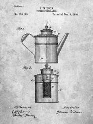 Coffee Percolator Patent - Slate | Obraz na stenu