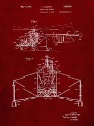 Direct-Lift Aircraft Patent - Burgundy | Obraz na stenu