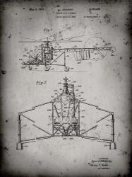 Direct-Lift Aircraft Patent - Faded Grey | Obraz na stenu