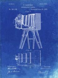 Photographic Camera Patent - Faded Blueprint | Obraz na stenu