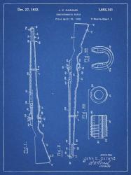 Semi-Automatic Rifle Patent - Blueprint | Obraz na stenu