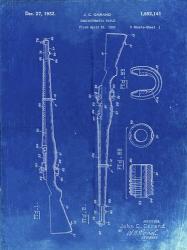 Semi-Automatic Rifle Patent - Faded Blueprint | Obraz na stenu