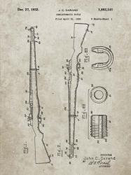 Semi-Automatic Rifle Patent - Sandstone | Obraz na stenu