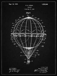 Balloon Patent - Vintage Black | Obraz na stenu
