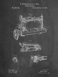 Sewing Machine Patent - Chalkboard | Obraz na stenu