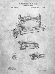 Sewing Machine Patent - Slate | Obraz na stenu