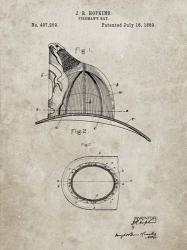 Fireman's Hat Patent - Sandstone | Obraz na stenu