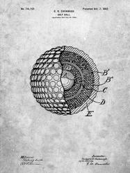 Golf Ball Patent - Slate | Obraz na stenu