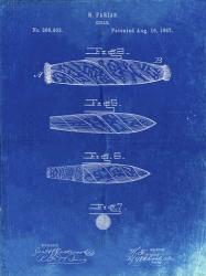 Cigar Patent - Faded Blueprint | Obraz na stenu