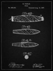 Cigar Patent - Vintage Black | Obraz na stenu