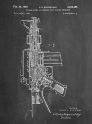 Firearm With Auxiliary Bolt Closure Mechanism Patent - Chalkboard | Obraz na stenu