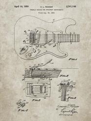 Tremolo Device for Stringed Instruments Patent - Sandstone | Obraz na stenu
