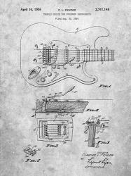 Tremolo Device for Stringed Instruments Patent - Slate | Obraz na stenu