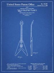 Stringed Musical Instrument Patent - Blueprint | Obraz na stenu