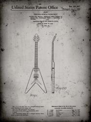 Stringed Musical Instrument Patent - Faded Grey | Obraz na stenu