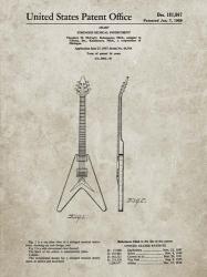 Stringed Musical Instrument Patent - Sandstone | Obraz na stenu