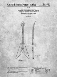 Stringed Musical Instrument Patent - Slate | Obraz na stenu