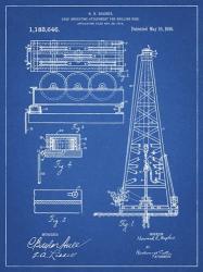 Blueprint Howard Hughes Oil Drilling Rig Patent | Obraz na stenu