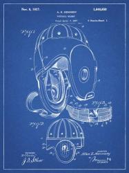 Blueprint Football Leather Helmet 1927 Patent | Obraz na stenu