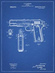 Blueprint Colt 1911 Semi-Automatic Pistol Patent | Obraz na stenu