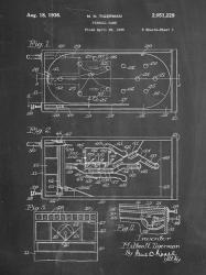 Chalkboard Pin Ball Machine Patent | Obraz na stenu